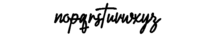 Triveela Font LOWERCASE