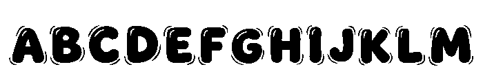 Troli Bubble Regular Font UPPERCASE