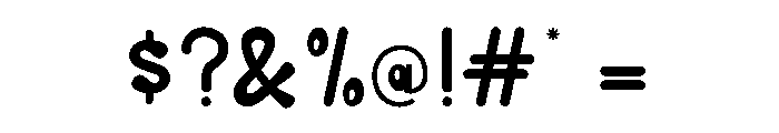 Tromboloni Font OTHER CHARS