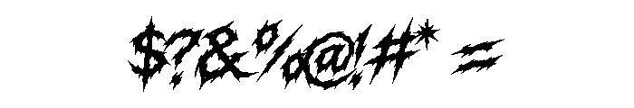 Tromps Regular Font OTHER CHARS