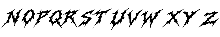 Tromps Regular Font UPPERCASE