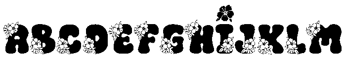 Tropi3 Color Font UPPERCASE