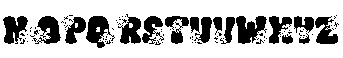 Tropi3 Color Font UPPERCASE