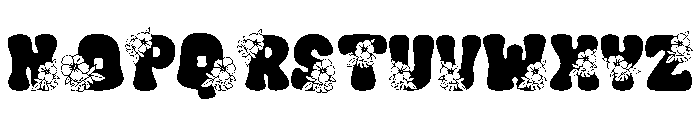 Tropi4 Color Font LOWERCASE