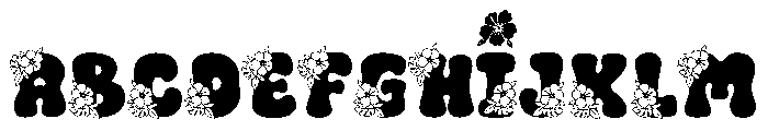Tropi Font UPPERCASE