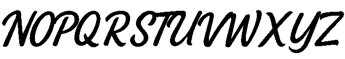 Tropica Marisol Script Regular Font UPPERCASE