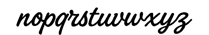 Tropica Marisol Script Regular Font LOWERCASE