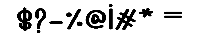 Tropica Font OTHER CHARS