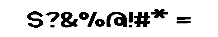 Tropical Amsterdam Font OTHER CHARS