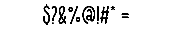Tropical Animal Font OTHER CHARS