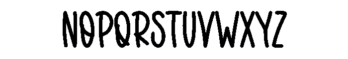 Tropical Animal Font LOWERCASE