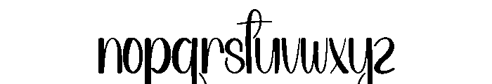 Tropical Holiday Font LOWERCASE