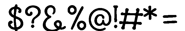 Tropical Mojito Regular Font OTHER CHARS