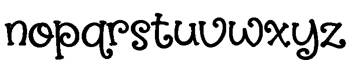 Tropical Mojito Regular Font LOWERCASE