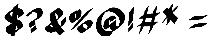 Tropical Mood Font OTHER CHARS