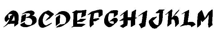Tropical Mood Font UPPERCASE
