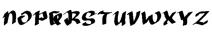 Tropical Mood Font UPPERCASE