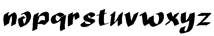 Tropical Mood Font LOWERCASE