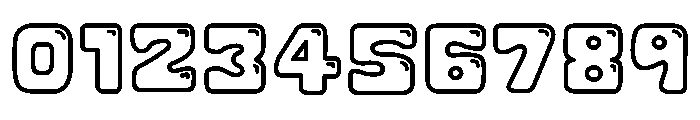 Tropical Soda Outline Shine Font OTHER CHARS