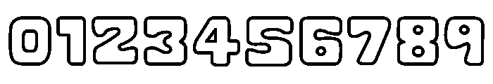 Tropical Soda Outline Font OTHER CHARS