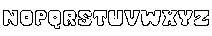 Tropical Soda Outline Font LOWERCASE