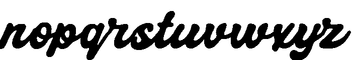 Tropical Sunlight Font LOWERCASE