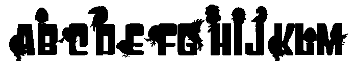Tropical Tweets CF Font UPPERCASE