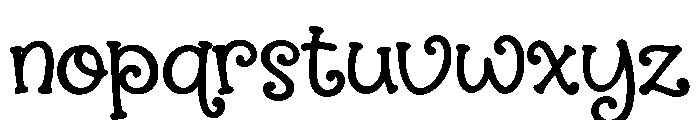 TropicalMojito-Regular Font LOWERCASE