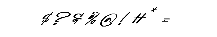 Tropicalist Italic Font OTHER CHARS