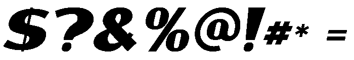 Trucho Italic Font OTHER CHARS