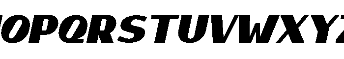 Trucho Italic Font LOWERCASE