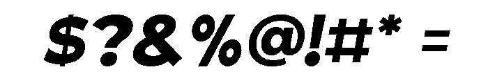 True Ethic Bold Italic Font OTHER CHARS
