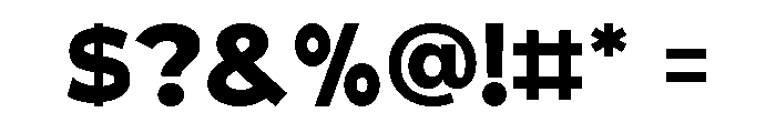 True Ethic Bold Font OTHER CHARS