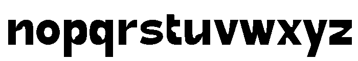 True Ethic Bold Font LOWERCASE
