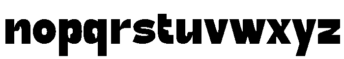 True Ethic Extra Bold Font LOWERCASE