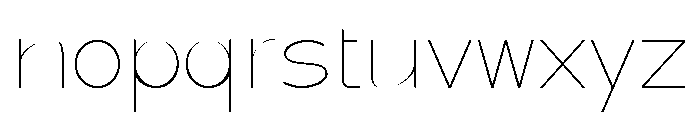 True Ethic Extra Light Font LOWERCASE