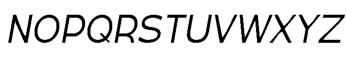 True Ethic Italic Font UPPERCASE
