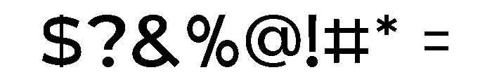 True Ethic Medium Font OTHER CHARS