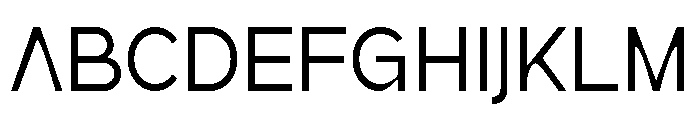 True Ethic Regular Font UPPERCASE