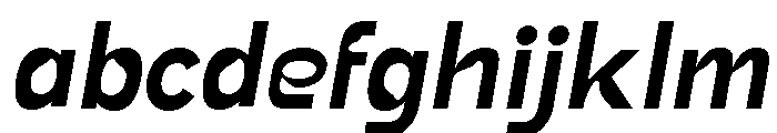 True Ethic Semi Bold Italic FONT
