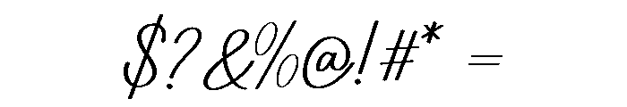 TrueBlush Font OTHER CHARS