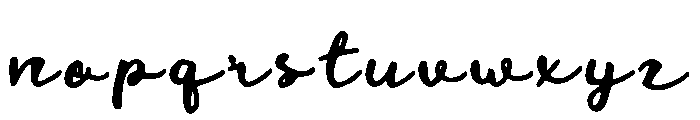 True Font LOWERCASE