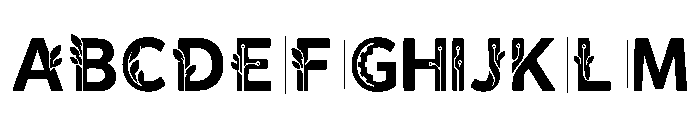 Truly Regular Font UPPERCASE