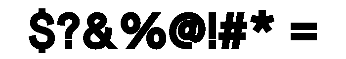Truncheon Black Font OTHER CHARS