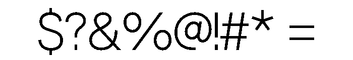 Truncheon Light Font OTHER CHARS