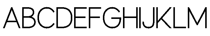 Truncheon Light Font UPPERCASE