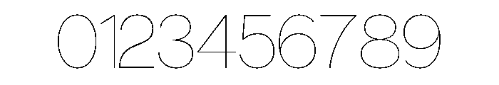 Truncheon Thin Font OTHER CHARS