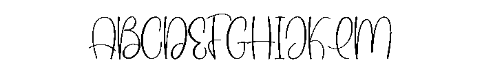 Trushme Font UPPERCASE
