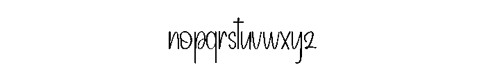 Trushme Font LOWERCASE
