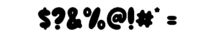 Truth Bubble Regular Font OTHER CHARS